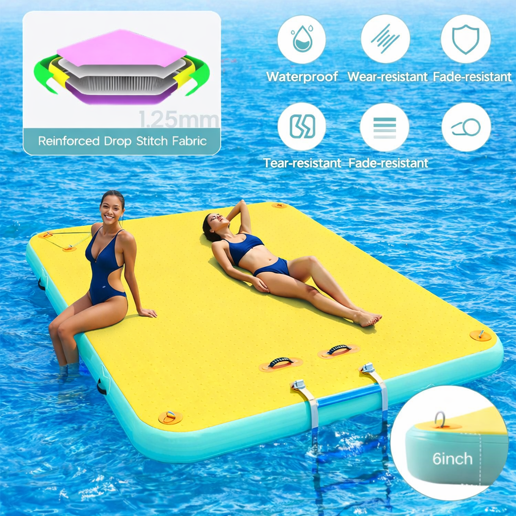 AquaHaven™ Floating Island (8×6)